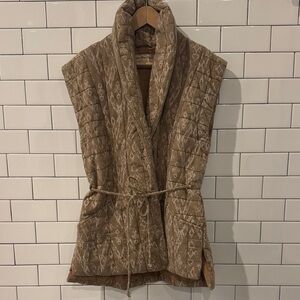 We The Free Tan Quilted Women's Vest